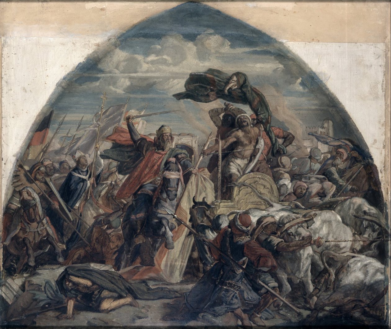 A Batalha de Córdoba de Alfred Rethel