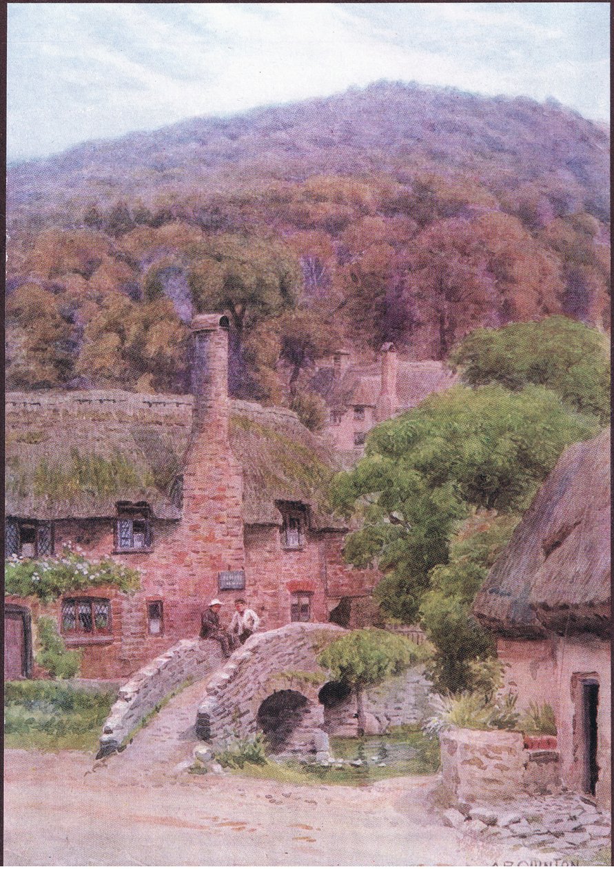 Allerford, Somerset, dos chalés e da vida na aldeia rural de Inglaterra publicado pela Dent & Sons Limited, 1912 de Alfred Robert Quinton
