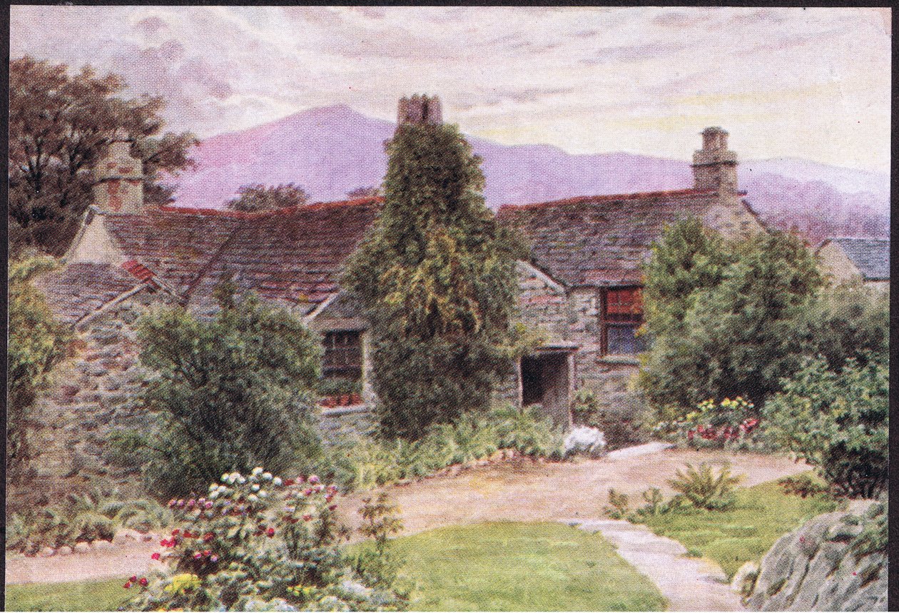 Cottage Dove, Grasmere, de The Cottages e da vida da aldeia de Inglaterra Rural publicado pela Dent & Sons Limited, 1912 de Alfred Robert Quinton