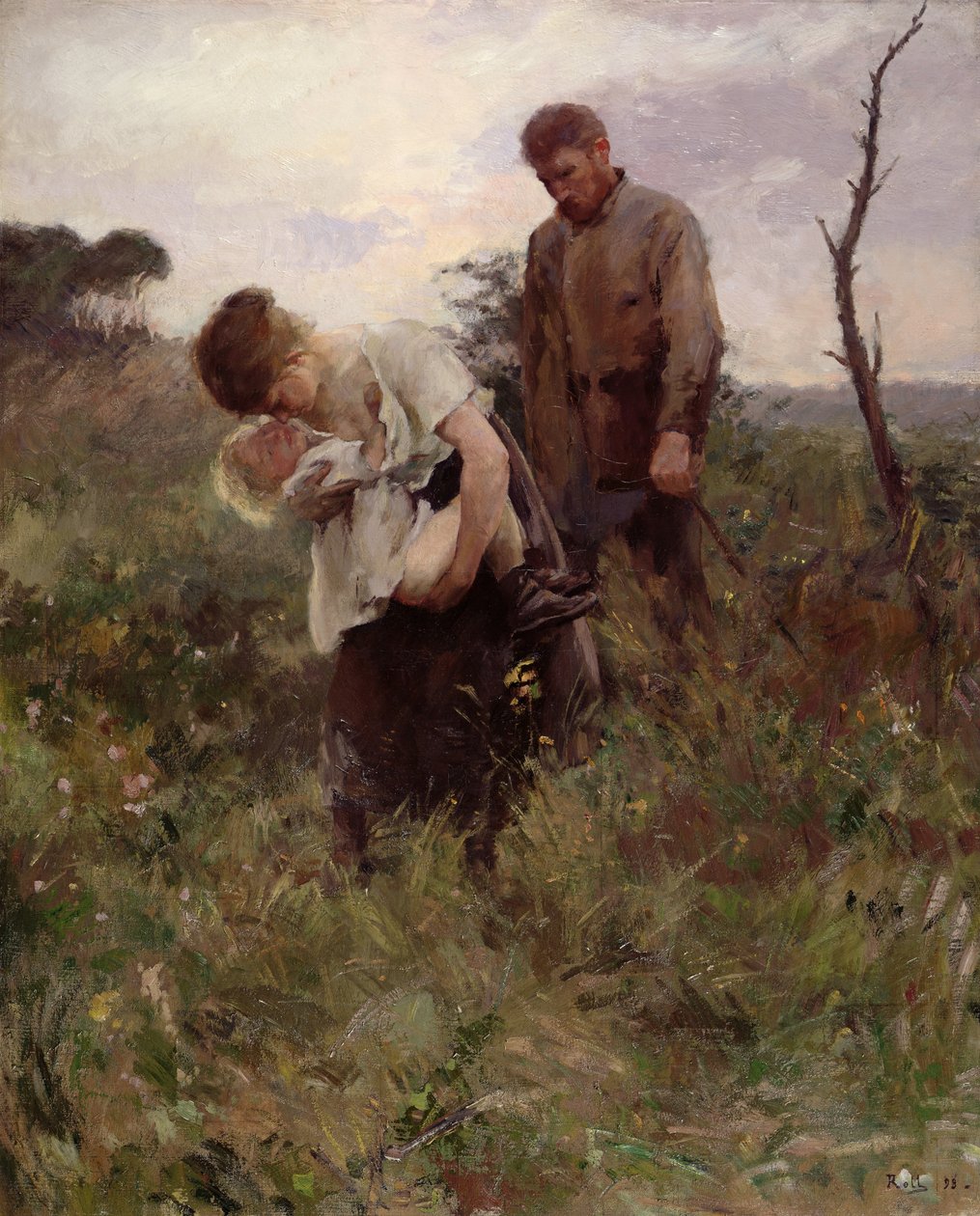 Êxodo, 1893 de Alfred Roll