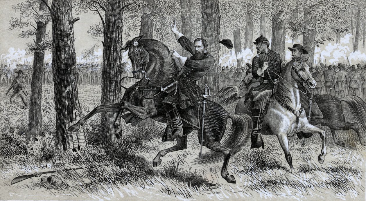 A queda de Reynolds, pub. 1863 de Alfred Rudolph Waud