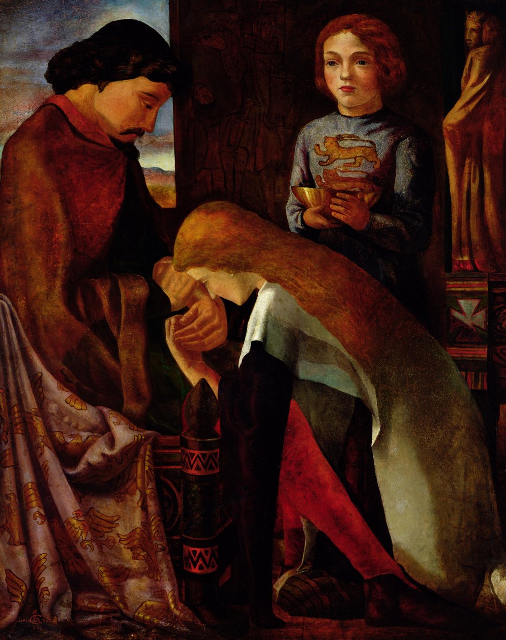 Rei Edward I (1239-1307) e Eleanor (1244-90) 1863 de Alfred Sacheverell Coke