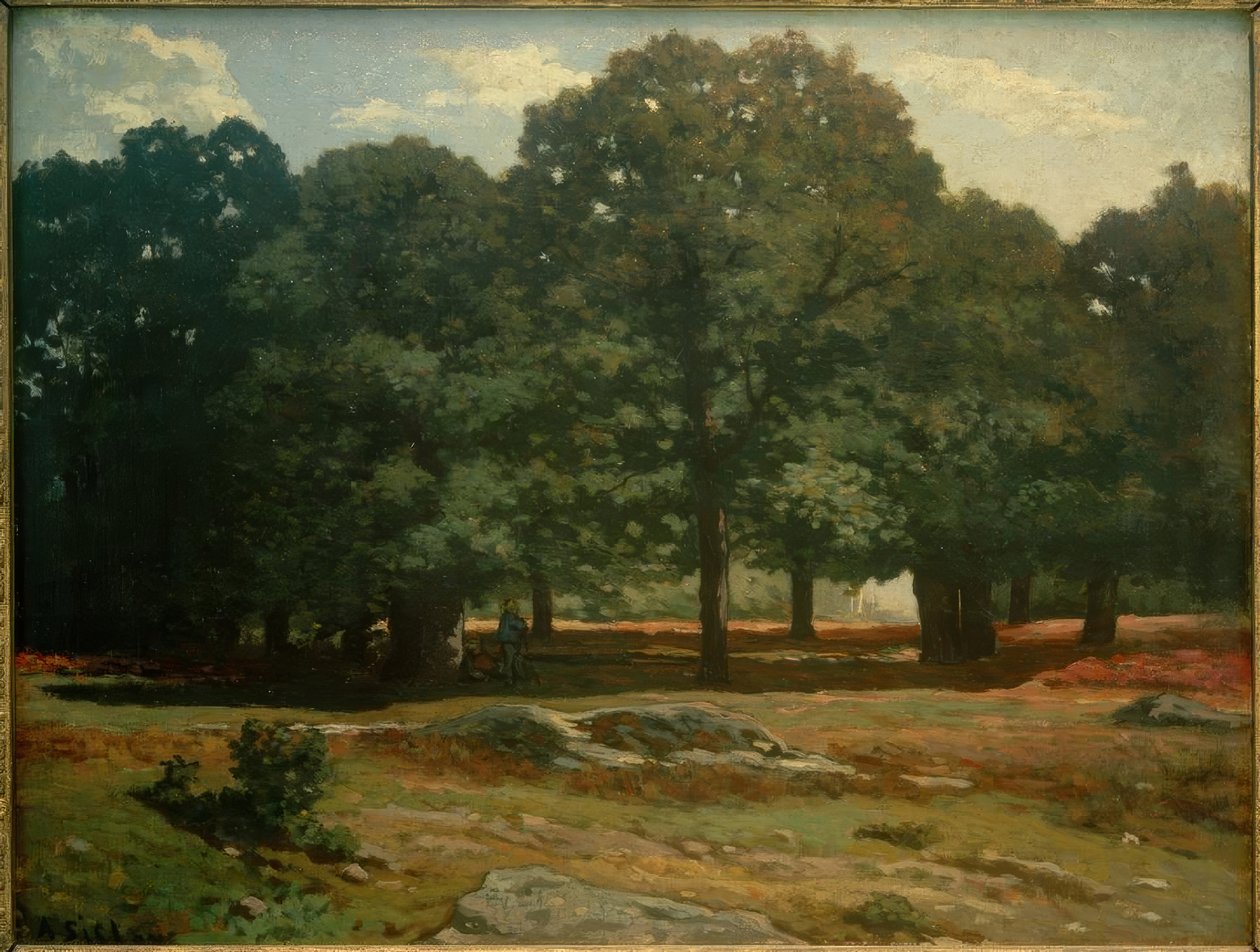 Beco da castanha em Celle Saint-Cloud de Alfred Sisley