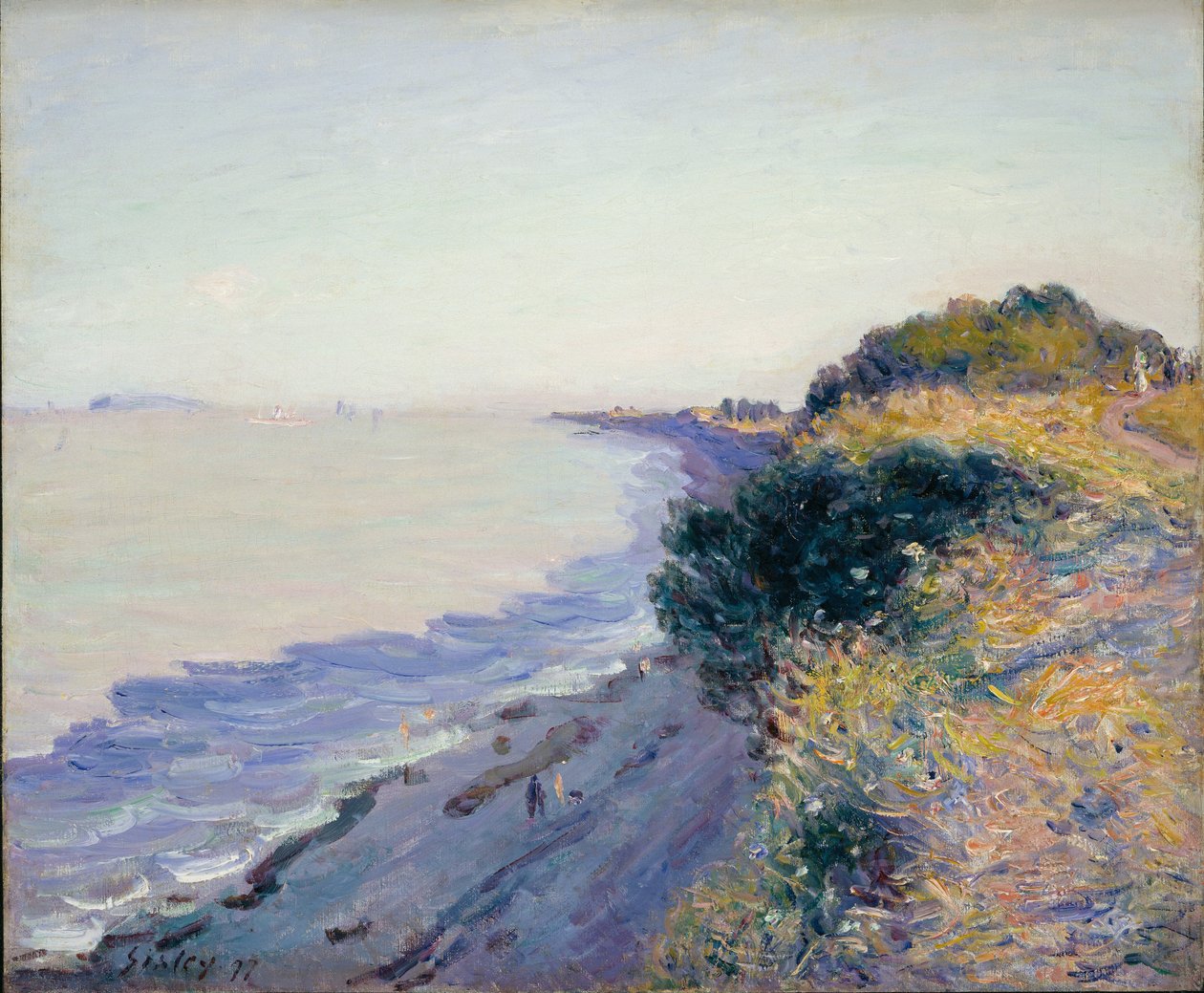 Canal de Bristol, noite, 1897 de Alfred Sisley