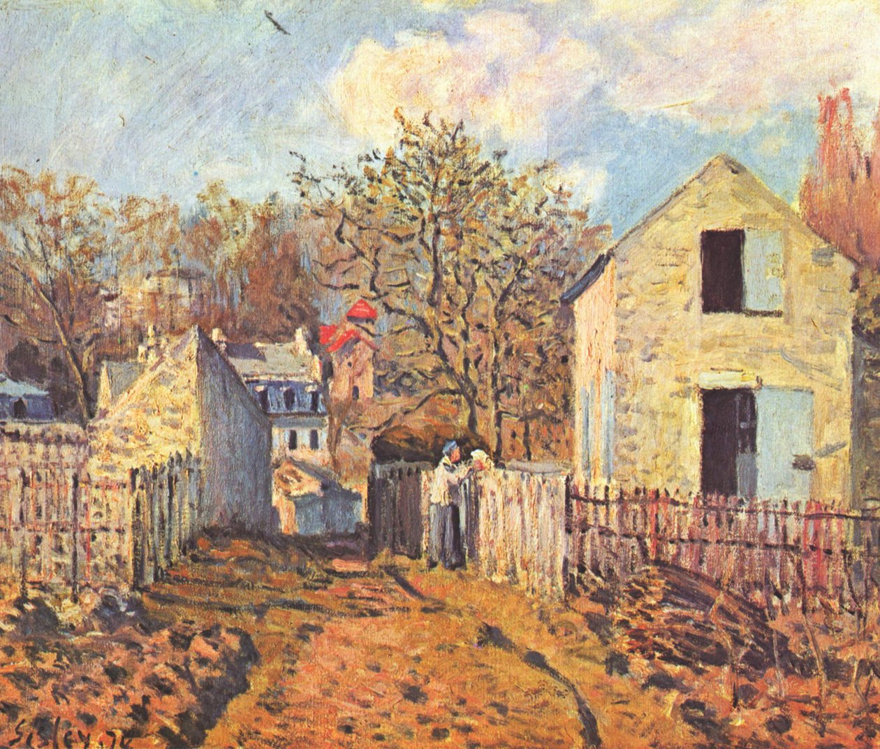 Aldeia de Voisins de Alfred Sisley