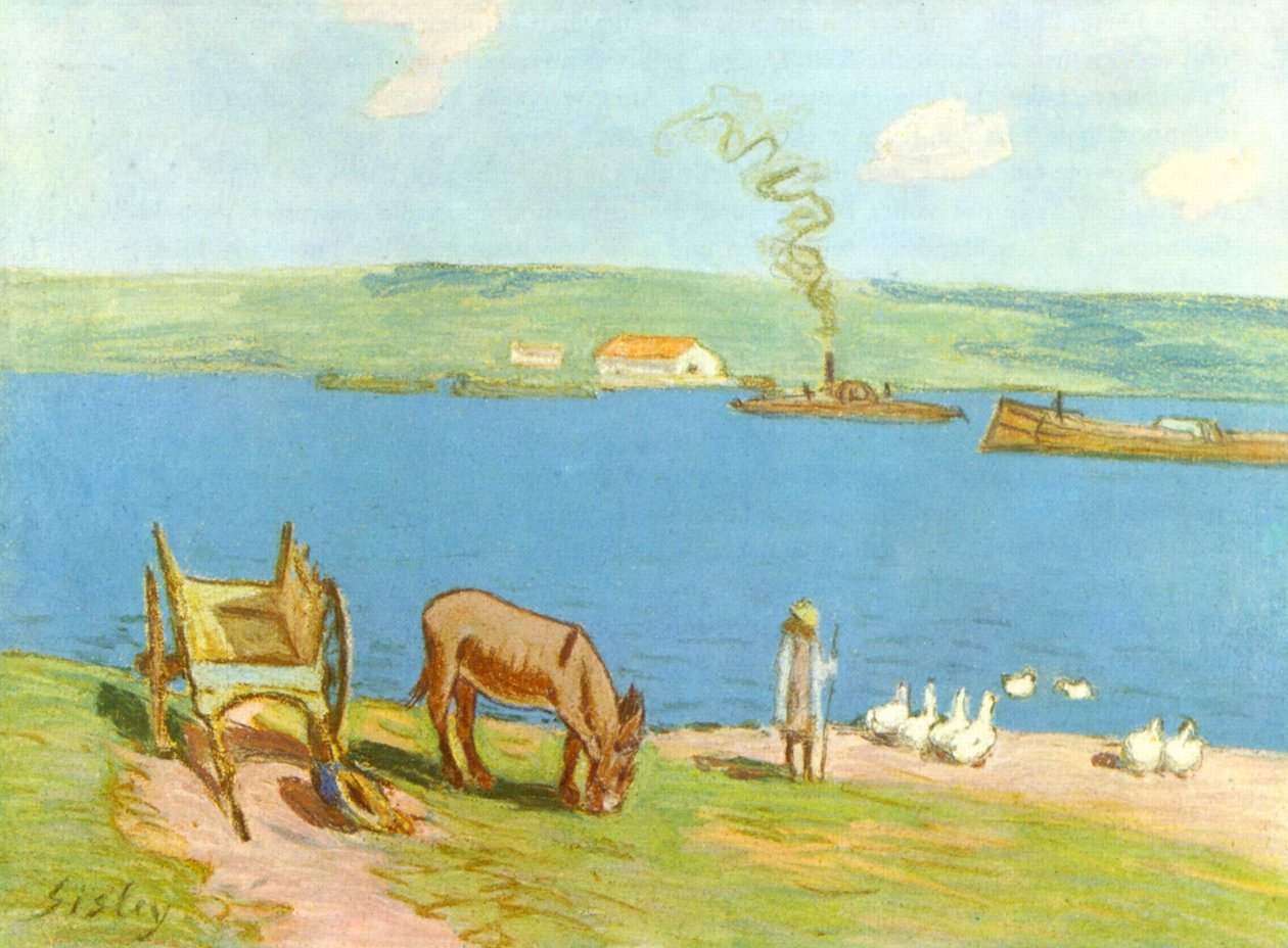 ribeira de Alfred Sisley