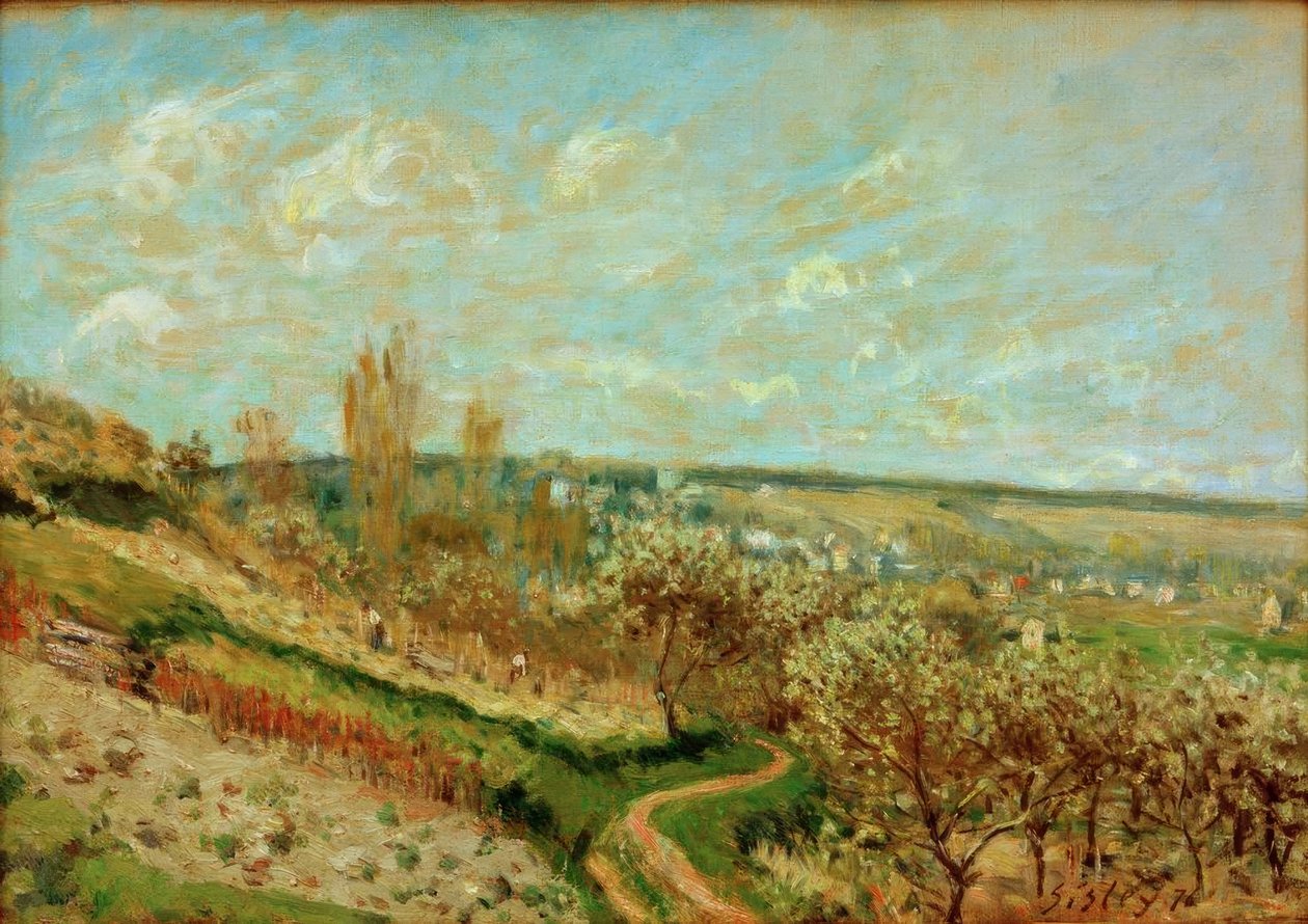 Nascente em Saint-Germain-en-Laye de Alfred Sisley