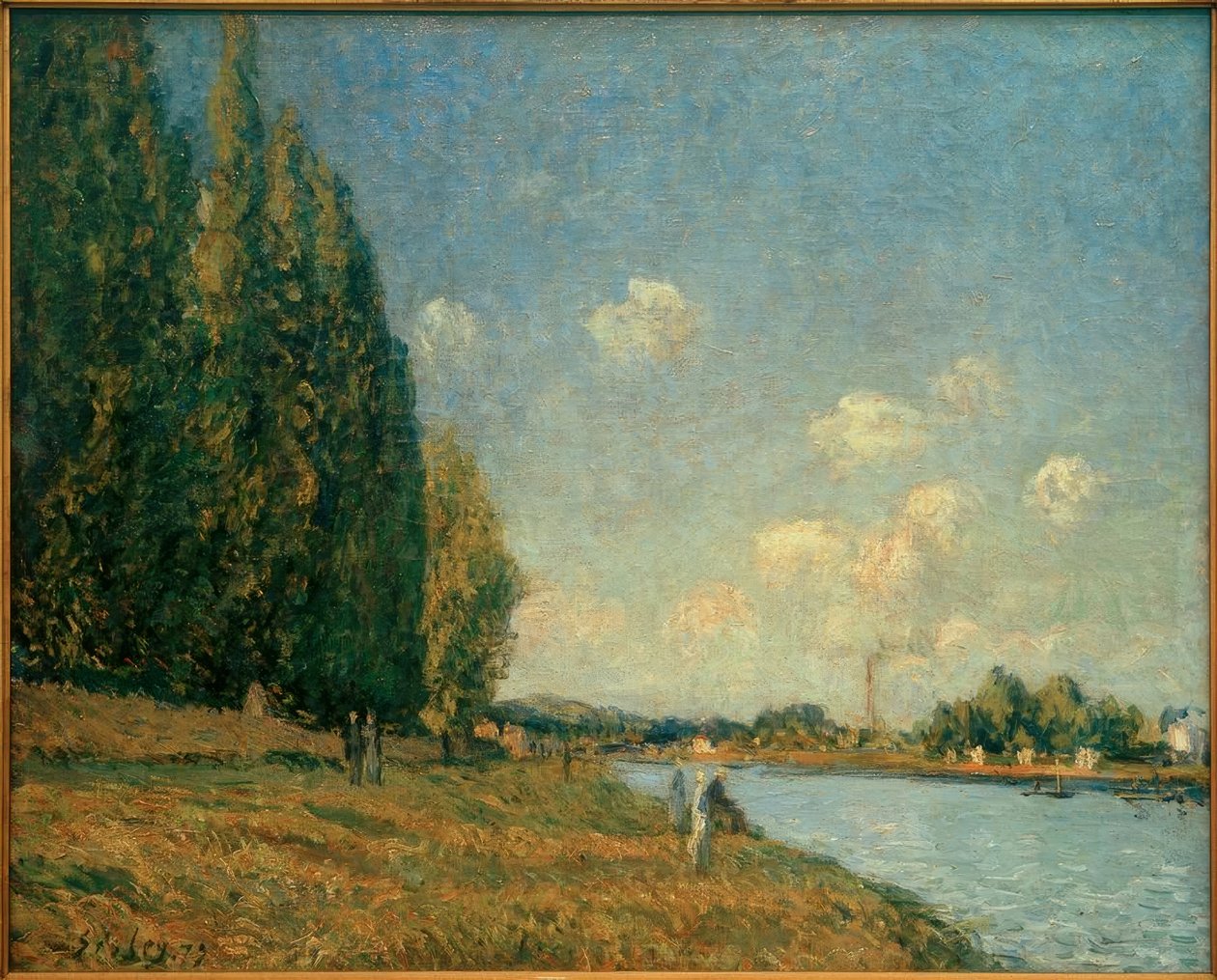 O Sena em Billancourt de Alfred Sisley