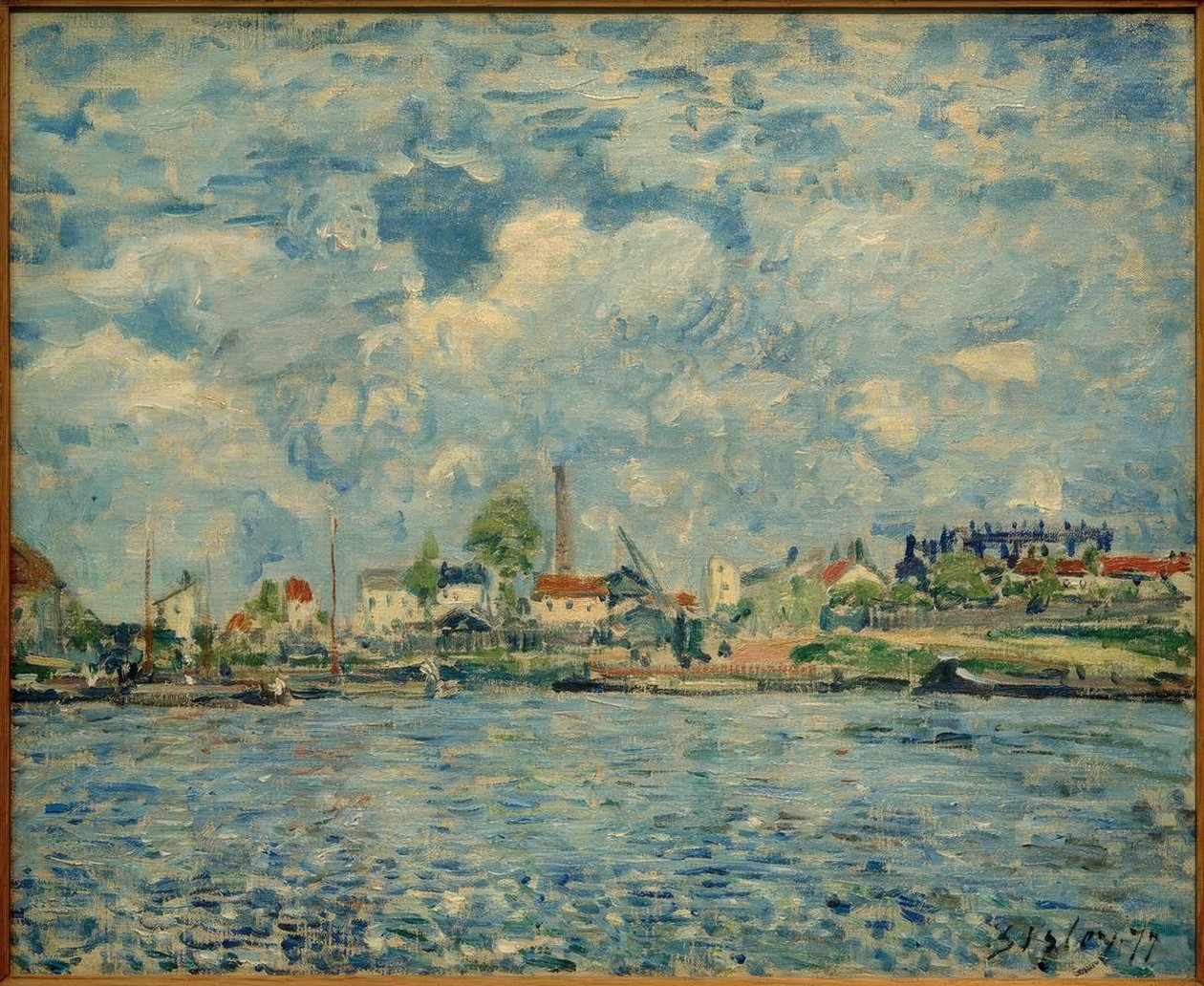 O Sena no Point du Jour de Alfred Sisley