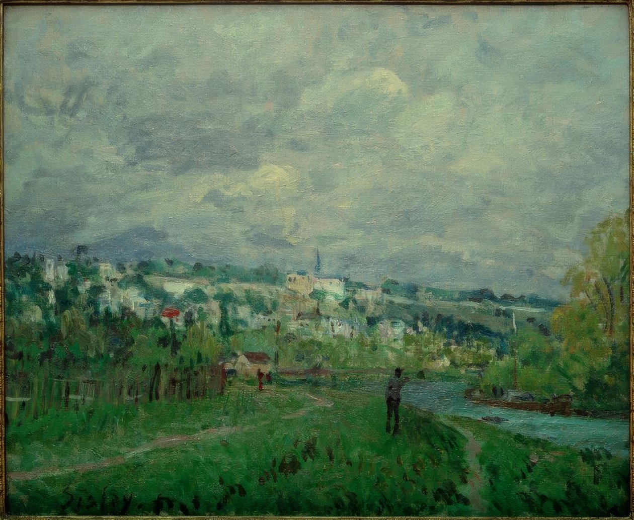 O Sena em torno de Saint-Cloud de Alfred Sisley