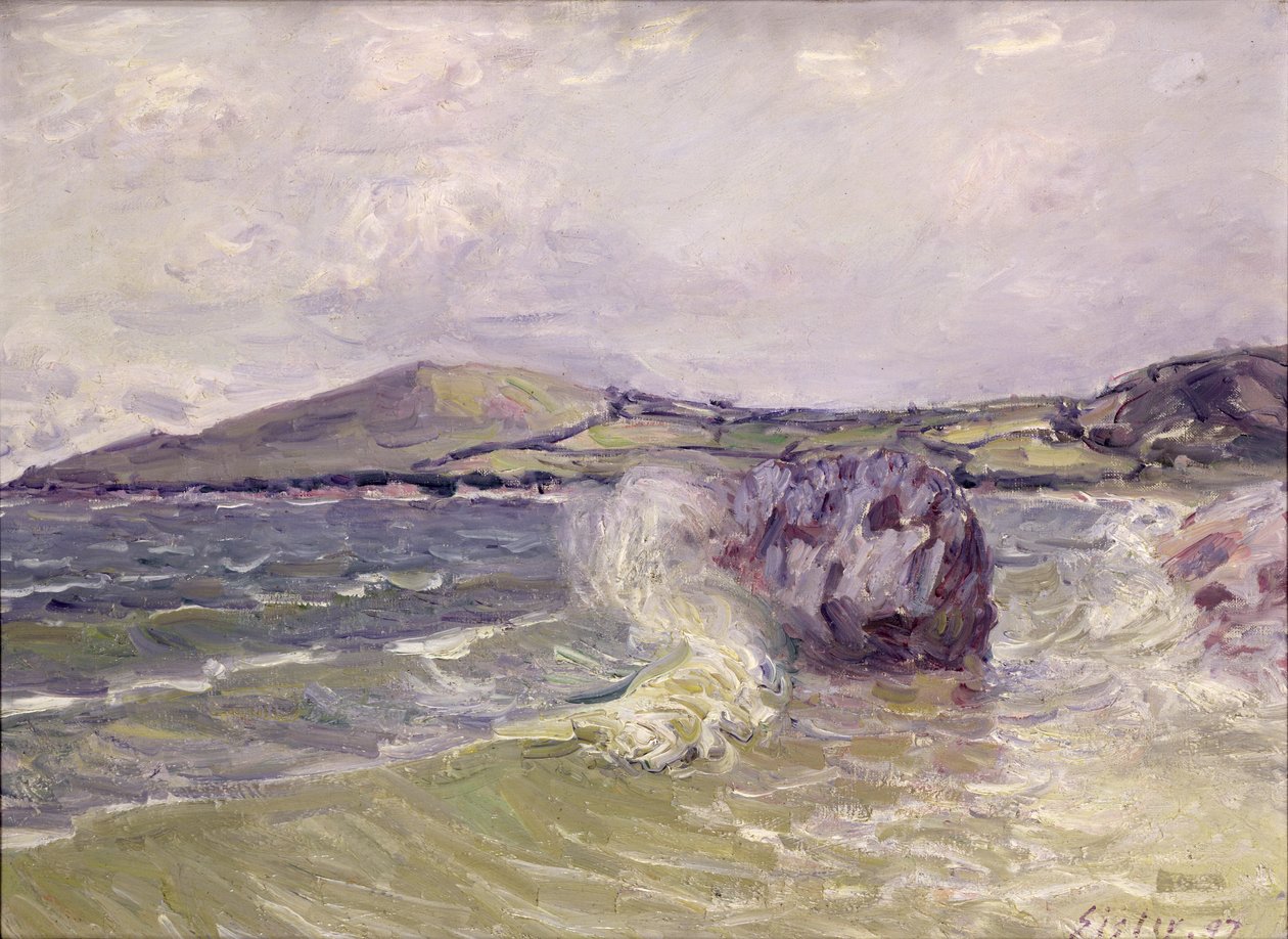 Angra da Senhora, País de Gales, 1897 de Alfred Sisley