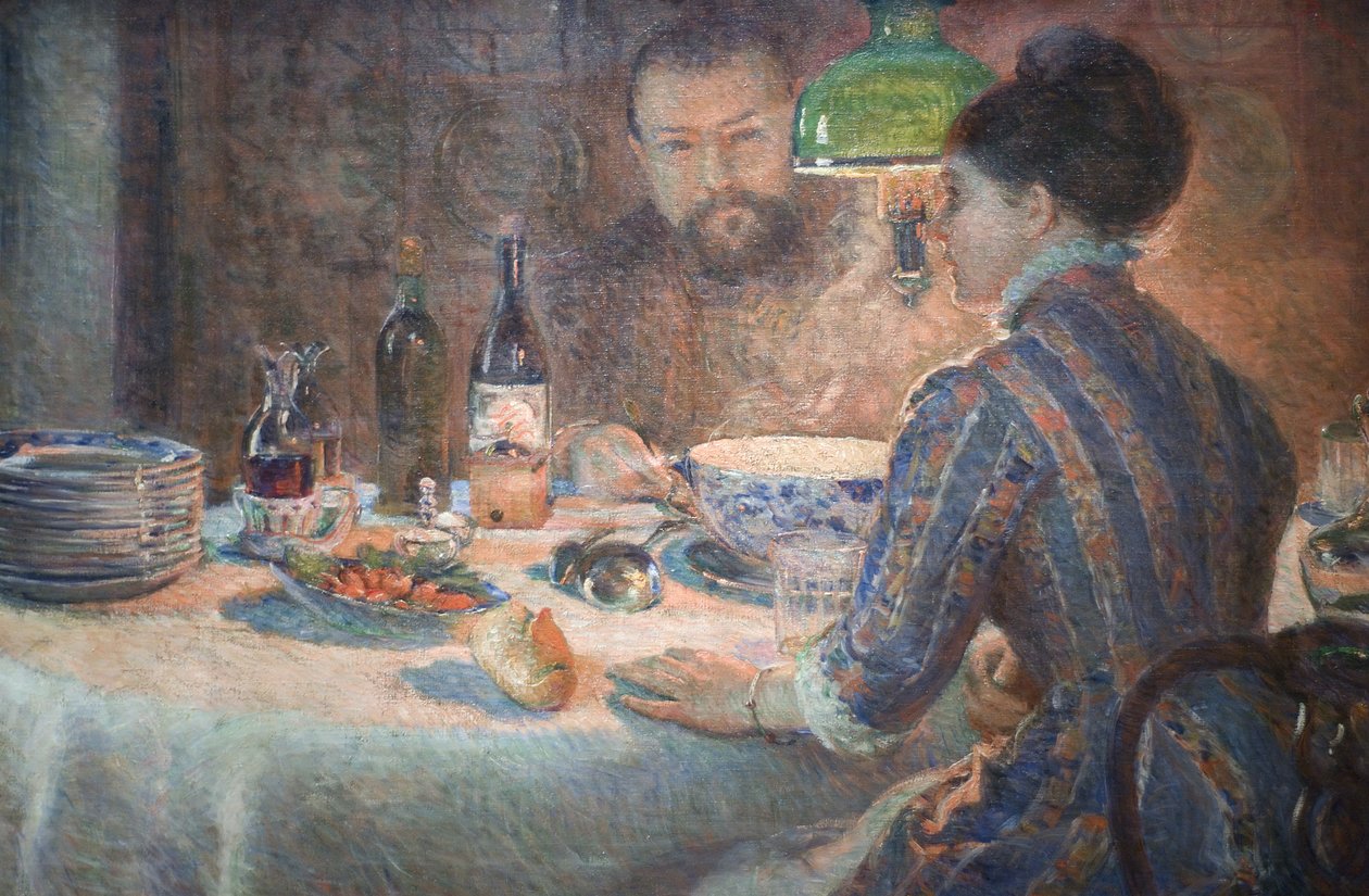 Marie Bracquemond sob a lâmpada de Marie Bracquemond