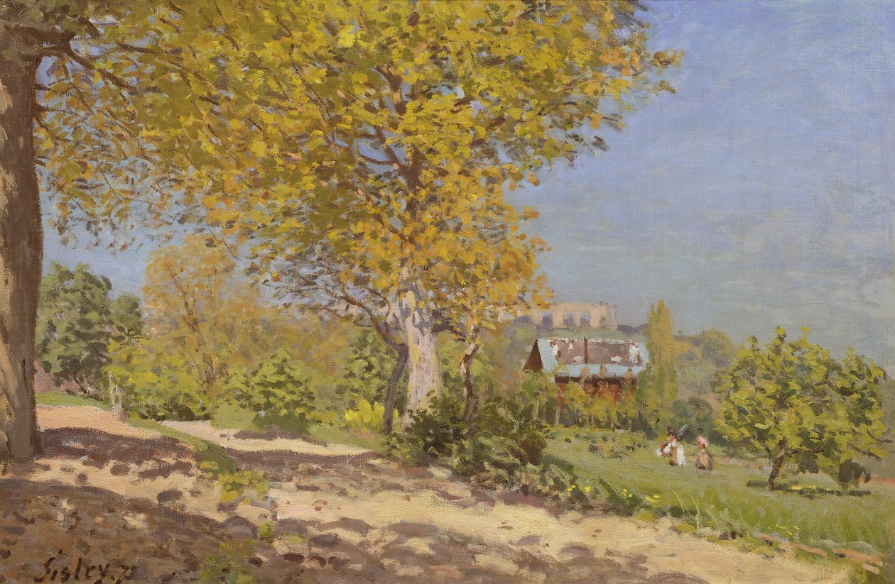 Perto de Louveciennes, 1872 de Alfred Sisley