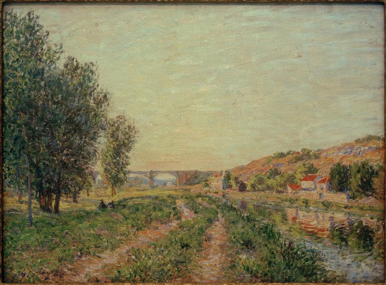 Paisagem perto de Moret de Alfred Sisley