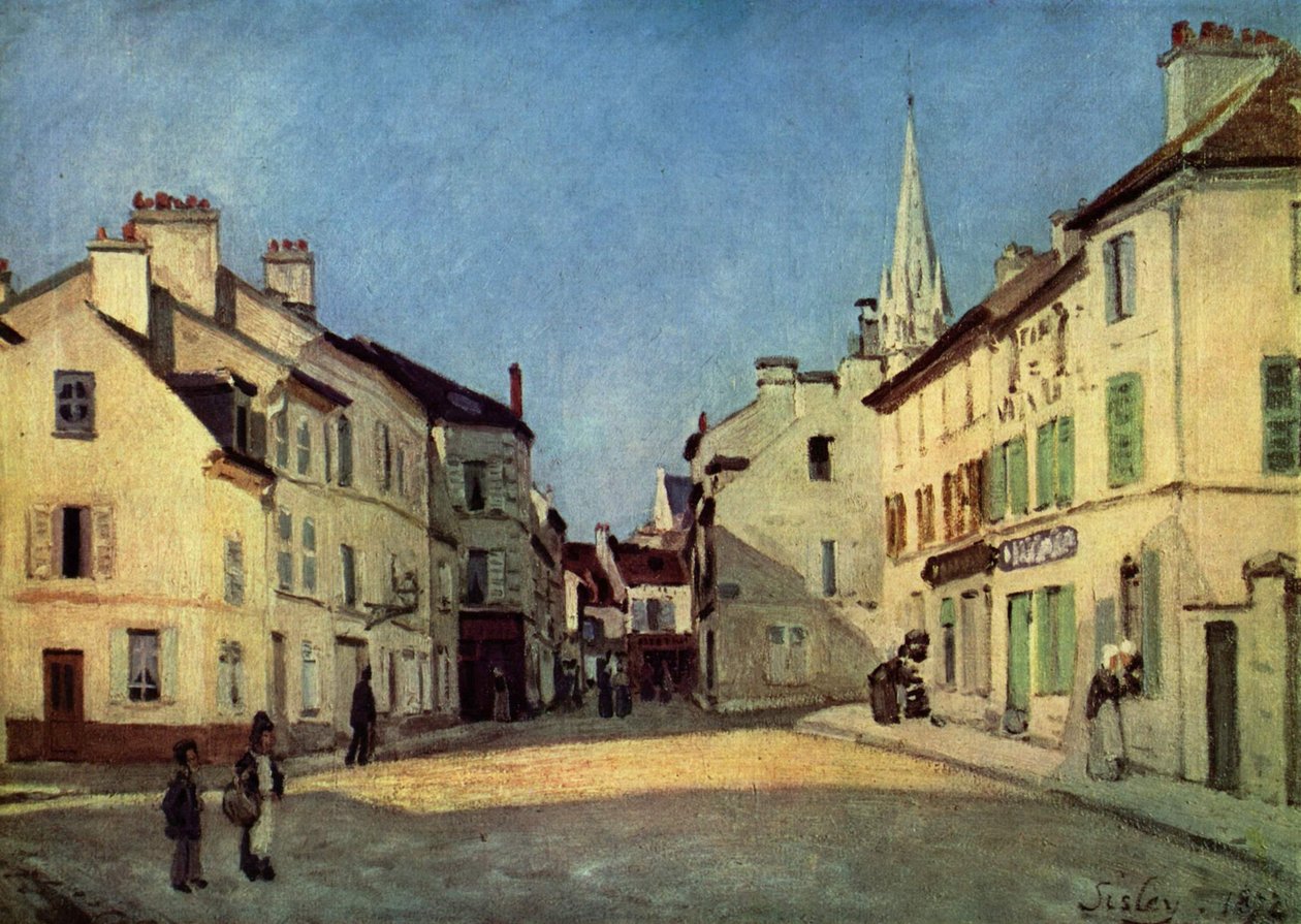 Coloque em Argenteuil de Alfred Sisley