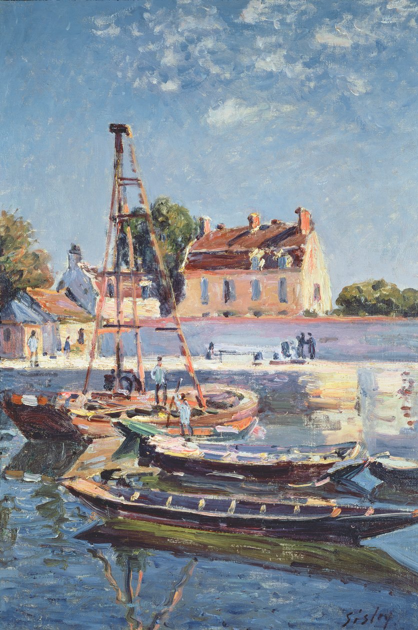 Barcos à Vela, c.1885 de Alfred Sisley