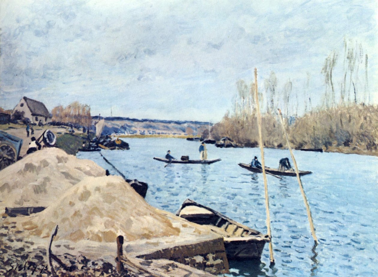 Sua em Port Marly de Alfred Sisley