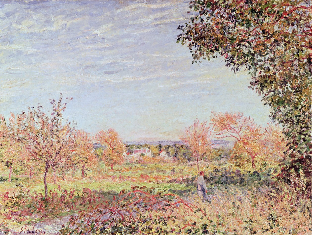 Manhã de setembro, c.1887 de Alfred Sisley
