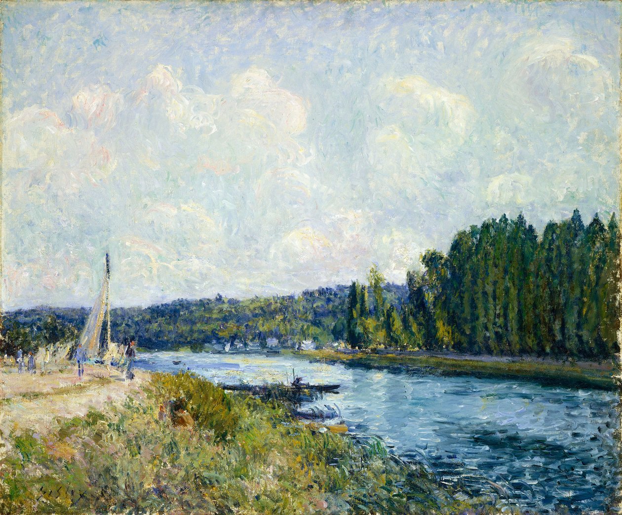 Os bancos do Oise de Alfred Sisley