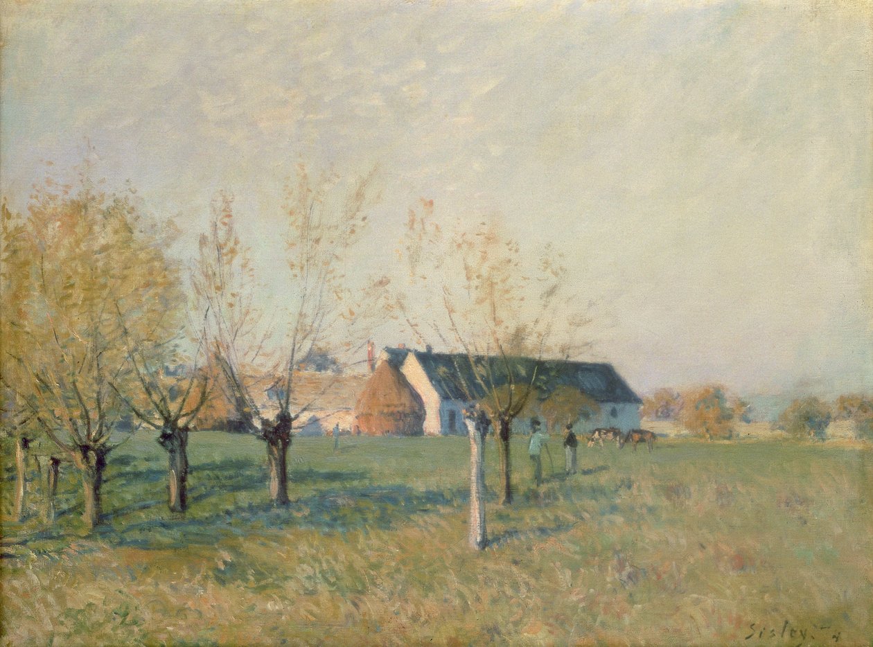 A Fazenda, 1874 de Alfred Sisley
