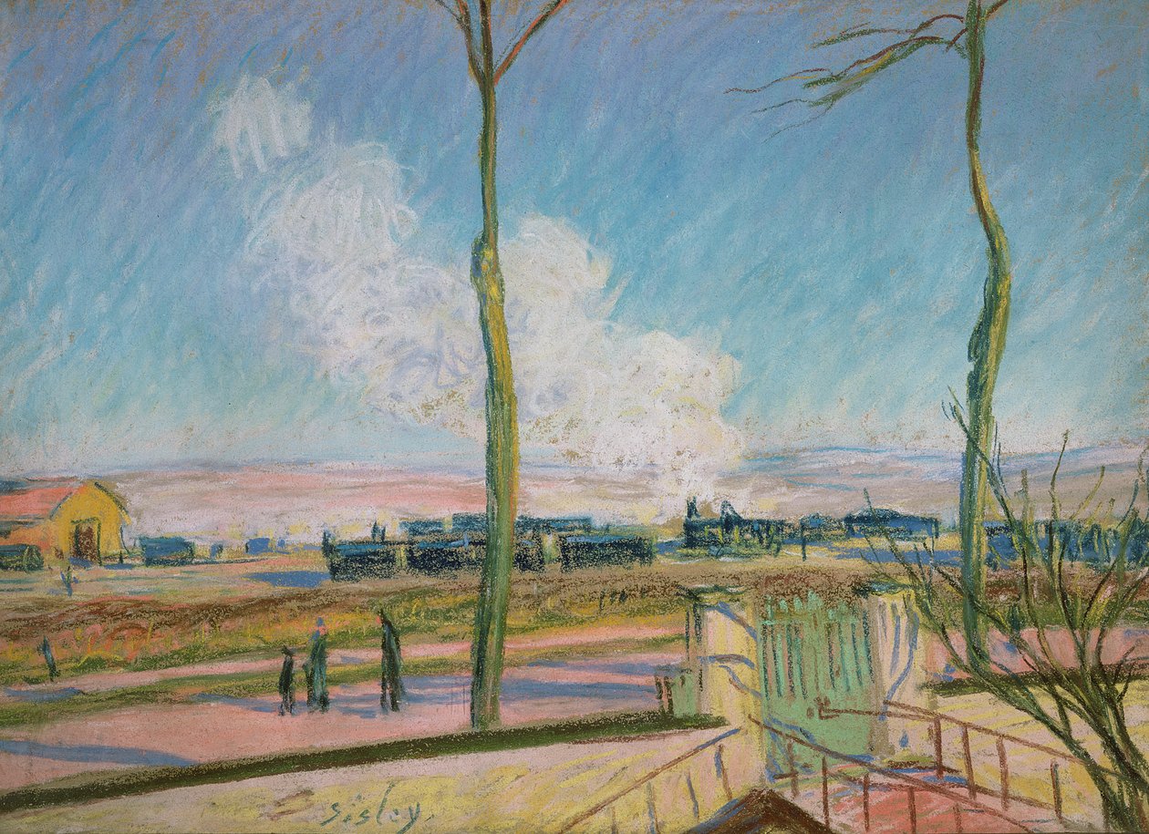 A estação de mercadorias de Alfred Sisley