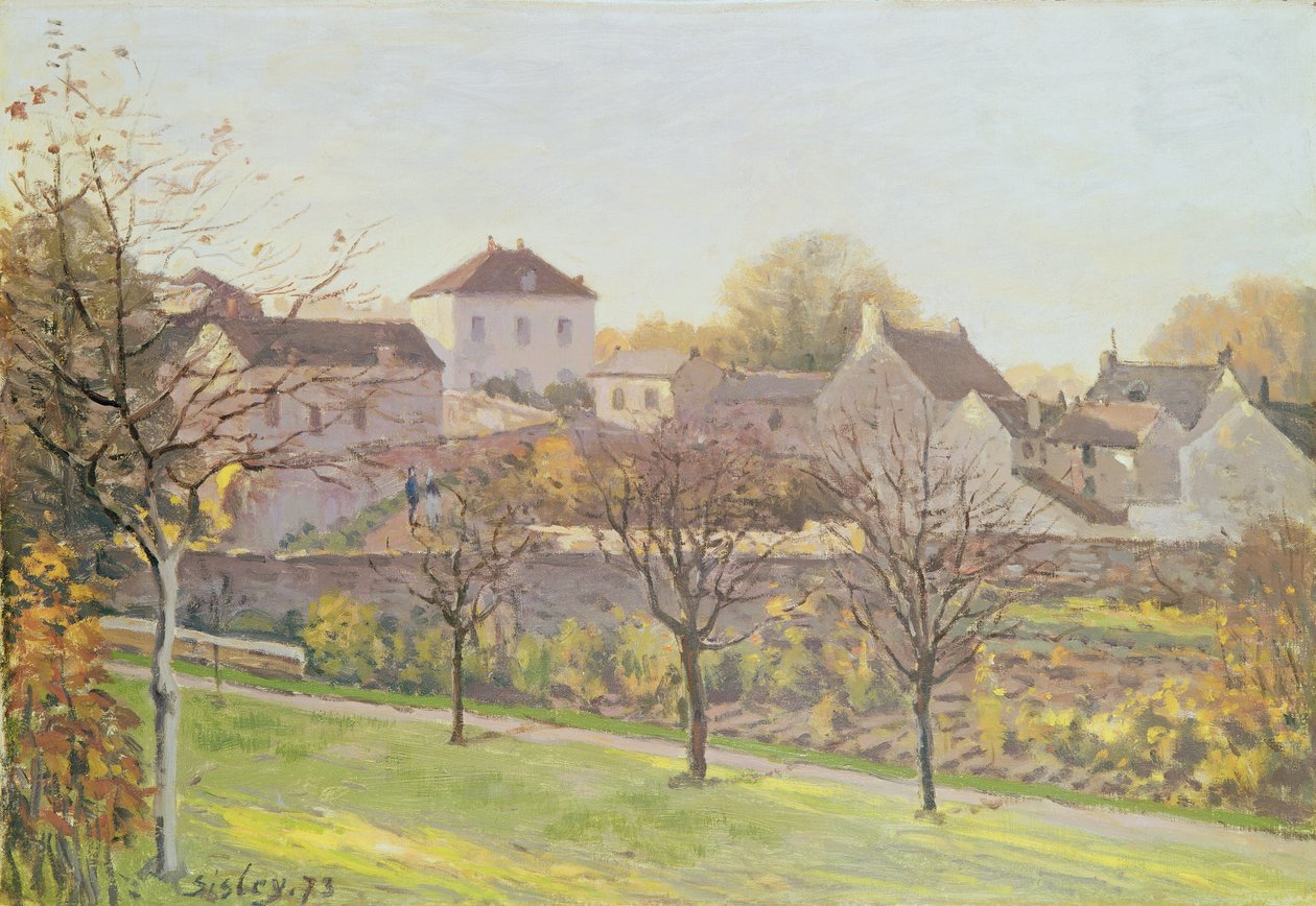 O Último Raio do Sol, 1873 de Alfred Sisley