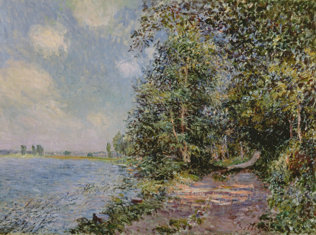 Veneux, tarde de agosto de 1881 de Alfred Sisley
