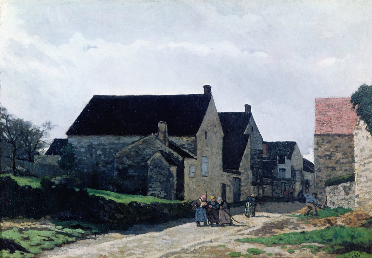 Mulheres indo para a floresta, 1866 de Alfred Sisley