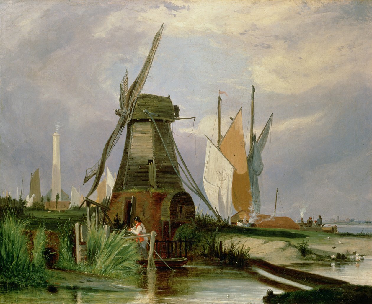No rio Yare, 1846 de Alfred Stannard
