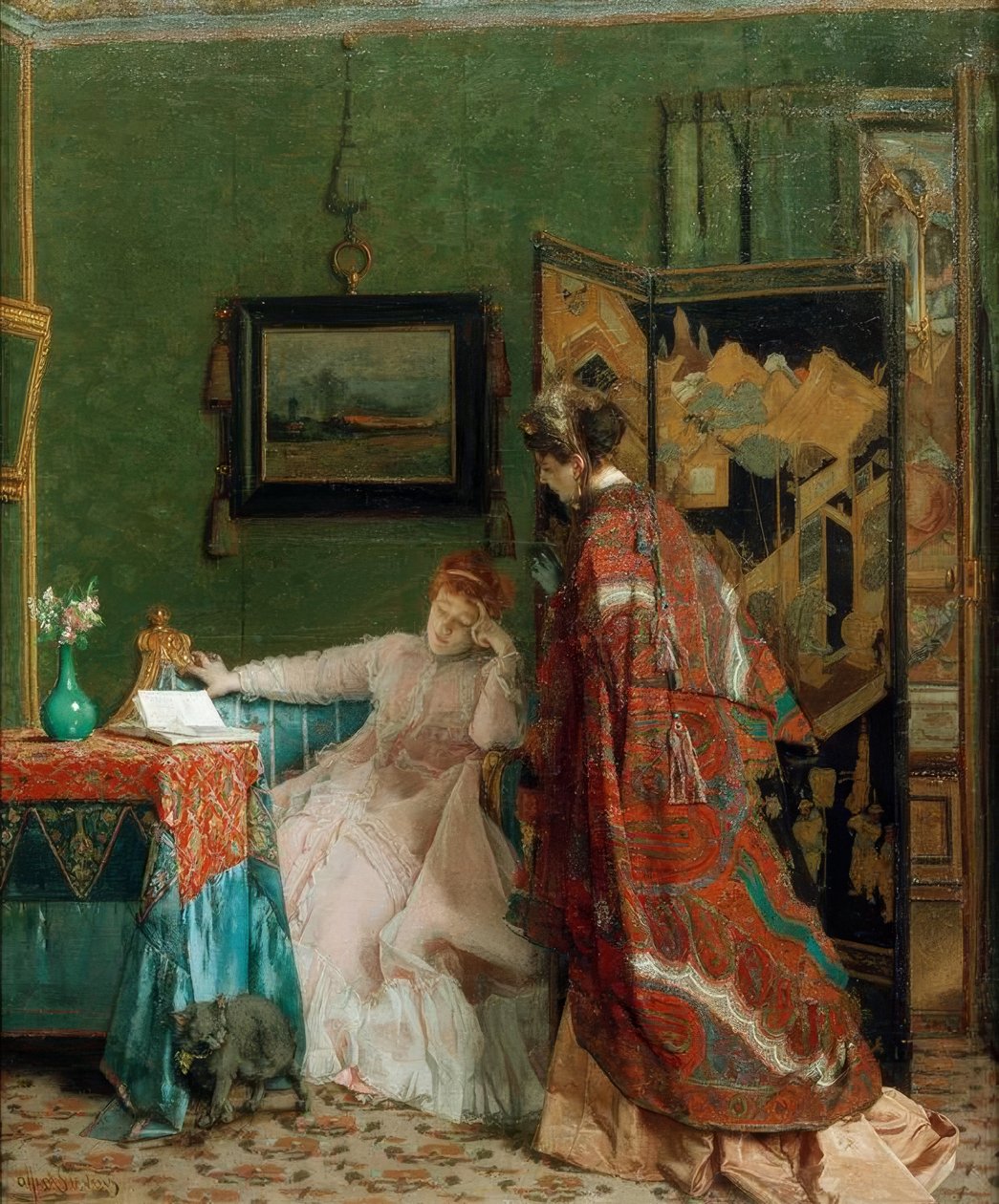 A. Stevens, indiferença ou a visita de Alfred Emile Stevens
