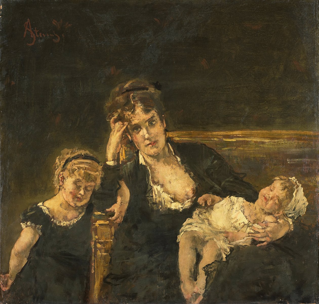 A viúva de Alfred Emile Stevens