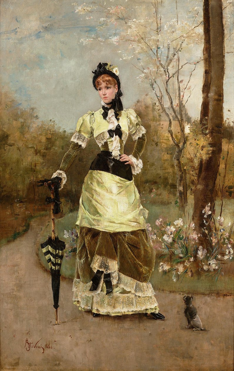 O parisiense de Alfred Emile Stevens
