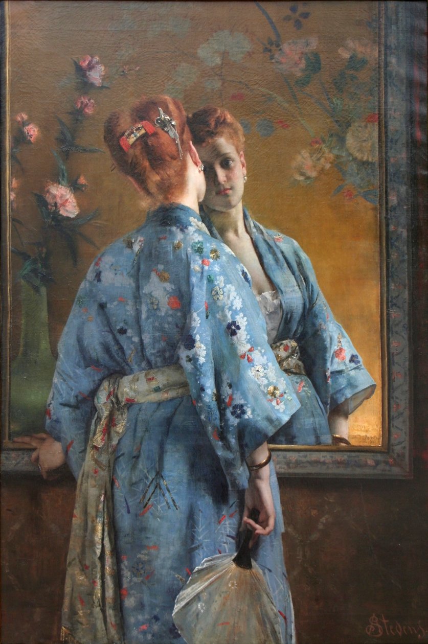 O parisiense japonês de Alfred Emile Stevens