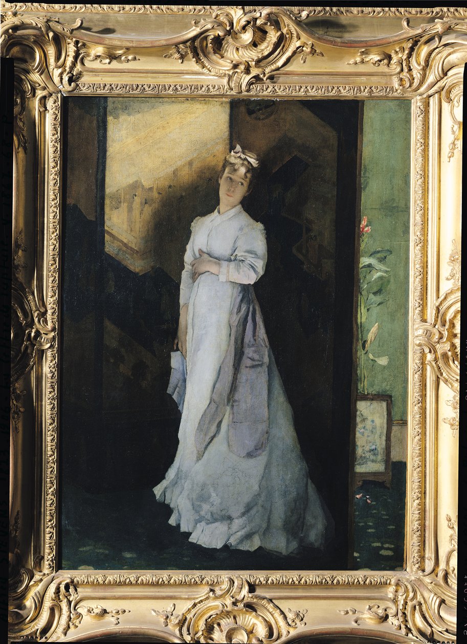 A carta da separação, c.1867 de Alfred Emile Stevens