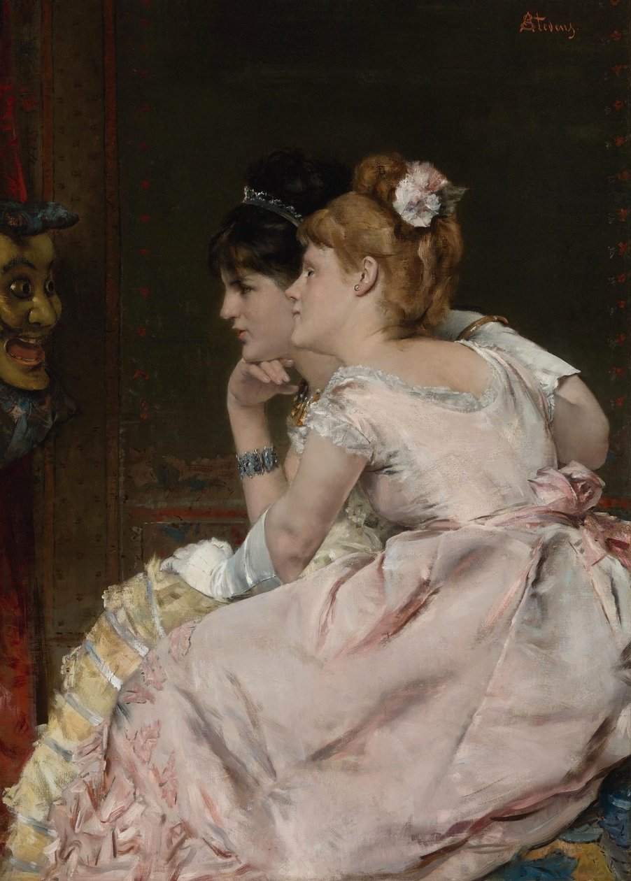 A máscara japonesa de Alfred Emile Stevens