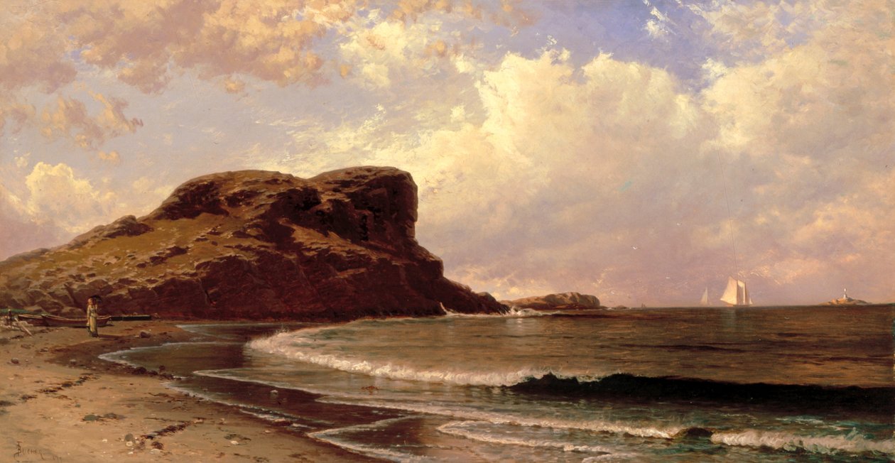 Castle Rock, Nahant, Massachusetts de Alfred Thompson Bricher