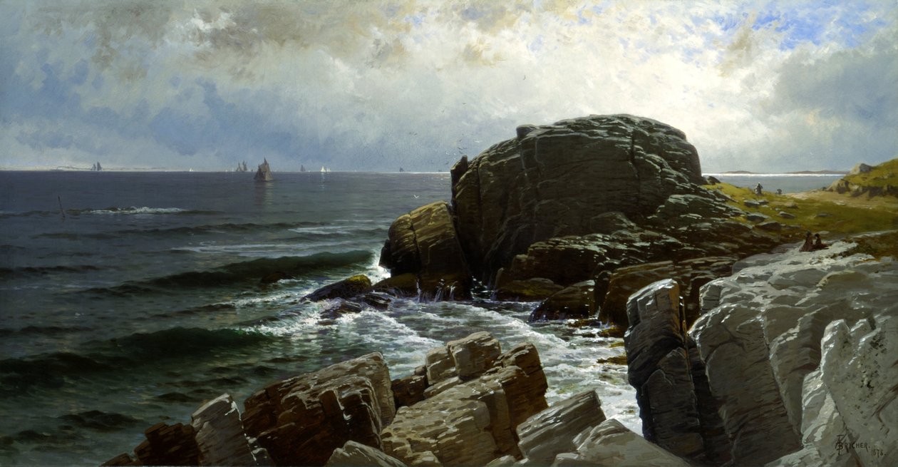 Castle Rock, Marblehead de Alfred Thompson Bricher