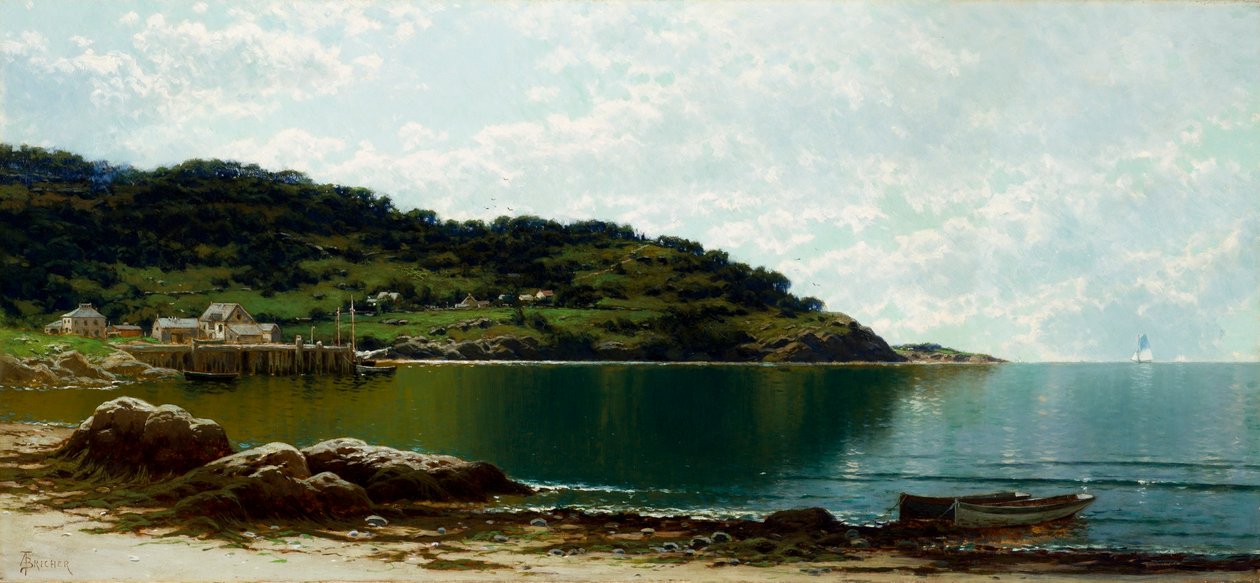 Ao longo da costa do Maine de Alfred Thompson Bricher