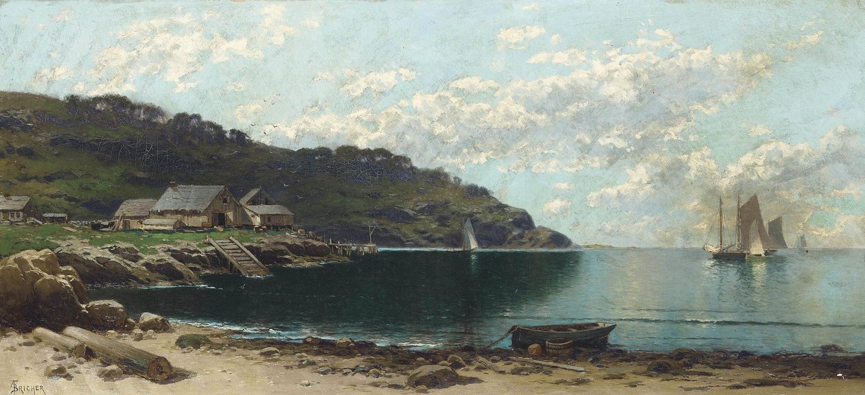 Na costa do maine de Alfred Thompson Bricher