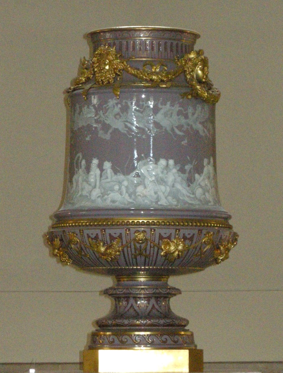 &39;The Elements&39;, vaso de Sevres, 1883 (porcelana) de Alfred Thompson Gobert