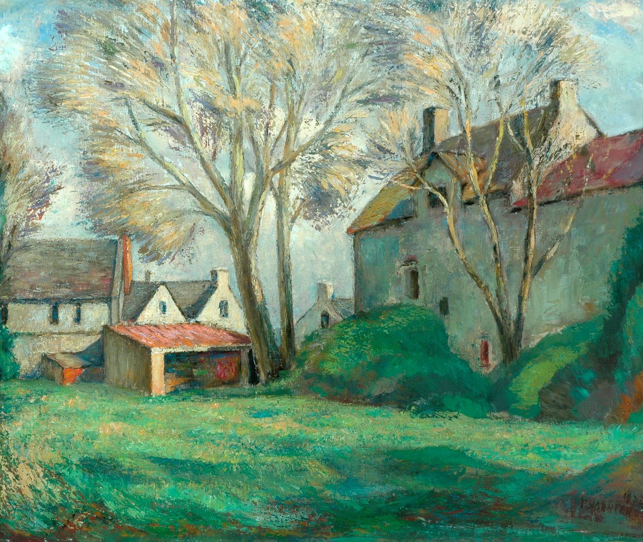 Uma Fazenda Cotswold, 1924 de Alfred Thornton
