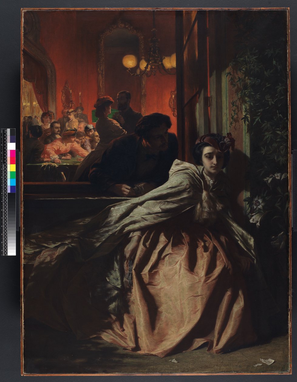 Na beira, 1865 de Alfred W. Elmore