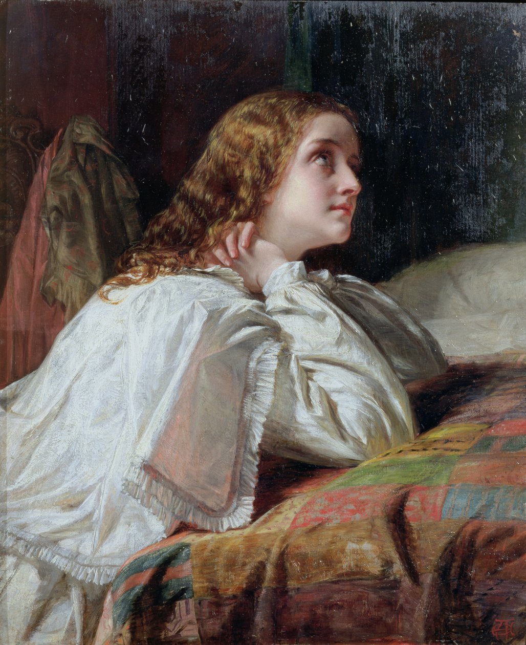 Súplica, c.1850 de Alfred W. Elmore
