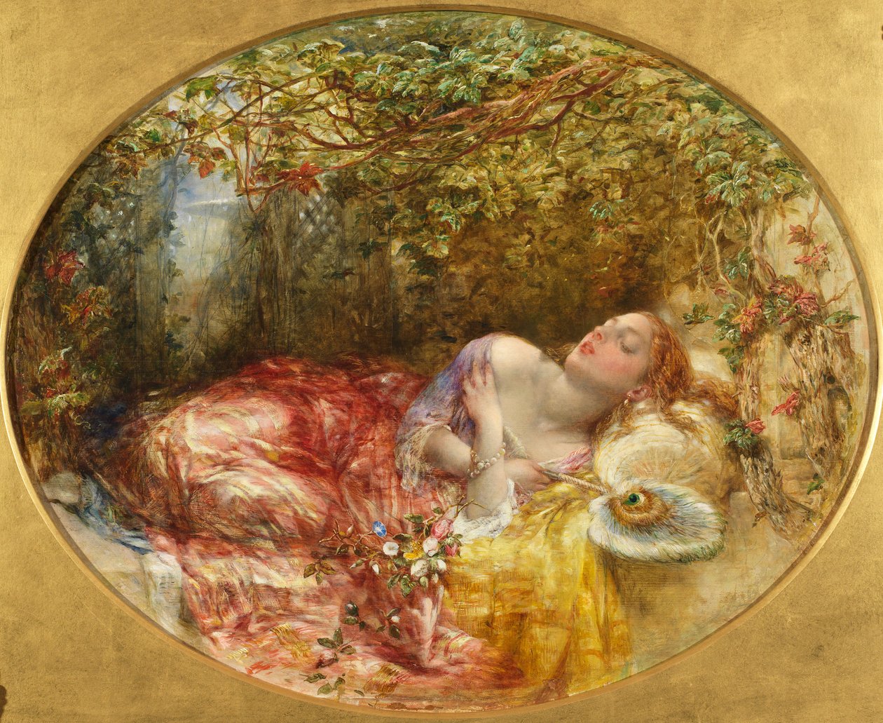 A pulseira, exibida em 1871 de Alfred Woolmer