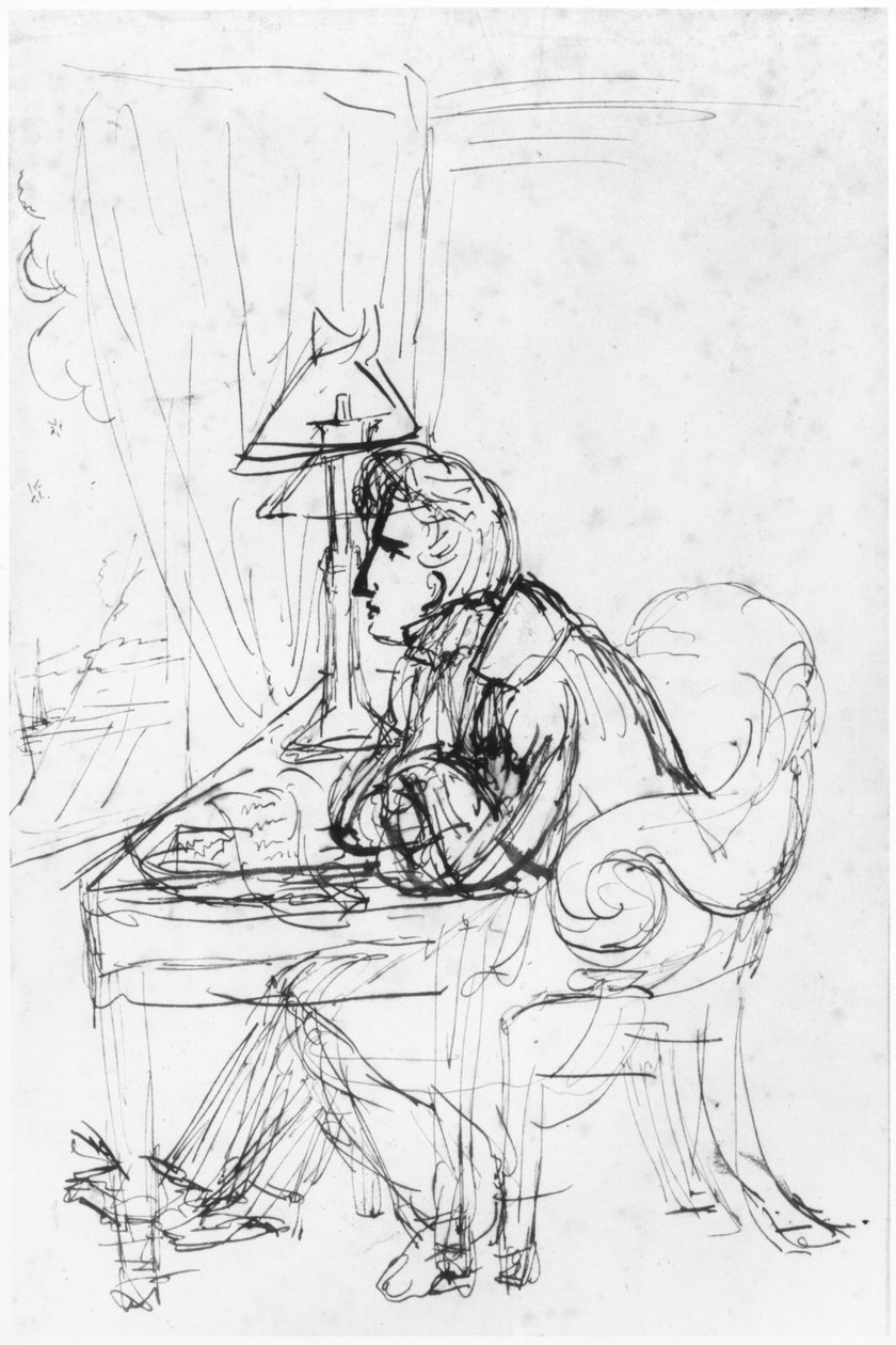 Auto-retrato de Alfred de Vigny