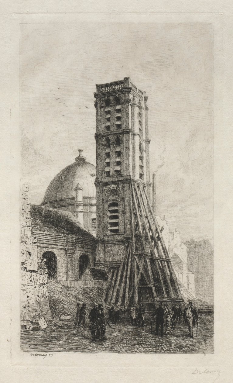 A Igreja de São Roque. de Alfred Alexandre Delauney