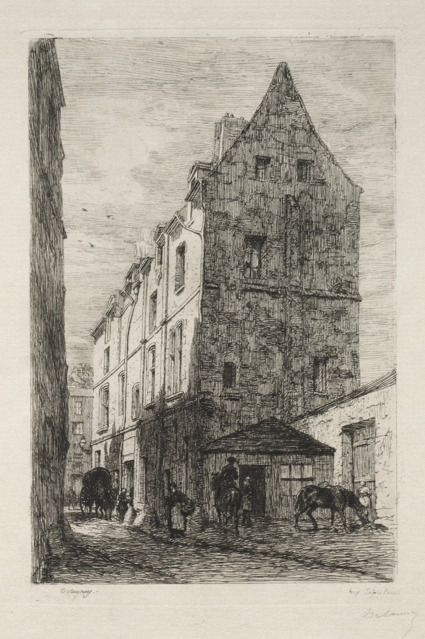 Casa conhecida como a Rainha Branca, Rue de Marmousets de Alfred Alexandre Delauney