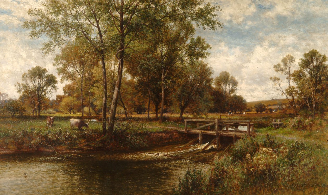 Nos prados, Youngsbury, 1900 de Alfred Augustus Glendening