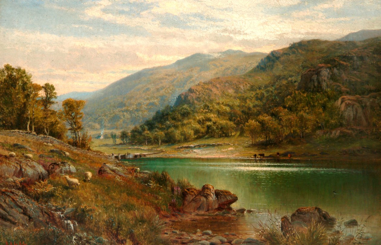 Llyn Mymbyr, Capel Curig, 1882 de Alfred Augustus Glendening