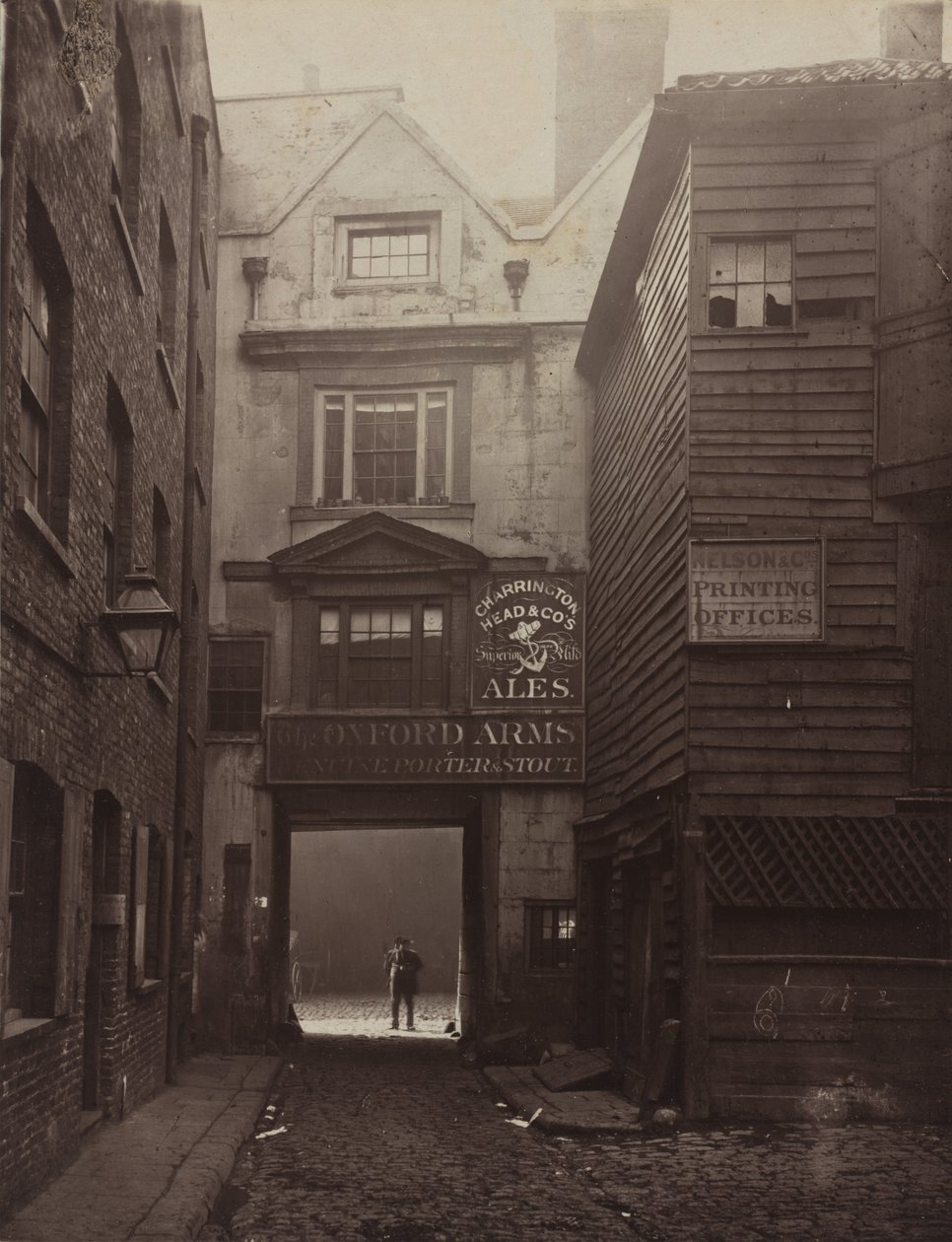 O Oxford Arms, Warwick Lane, 1875 de Alfred Bool